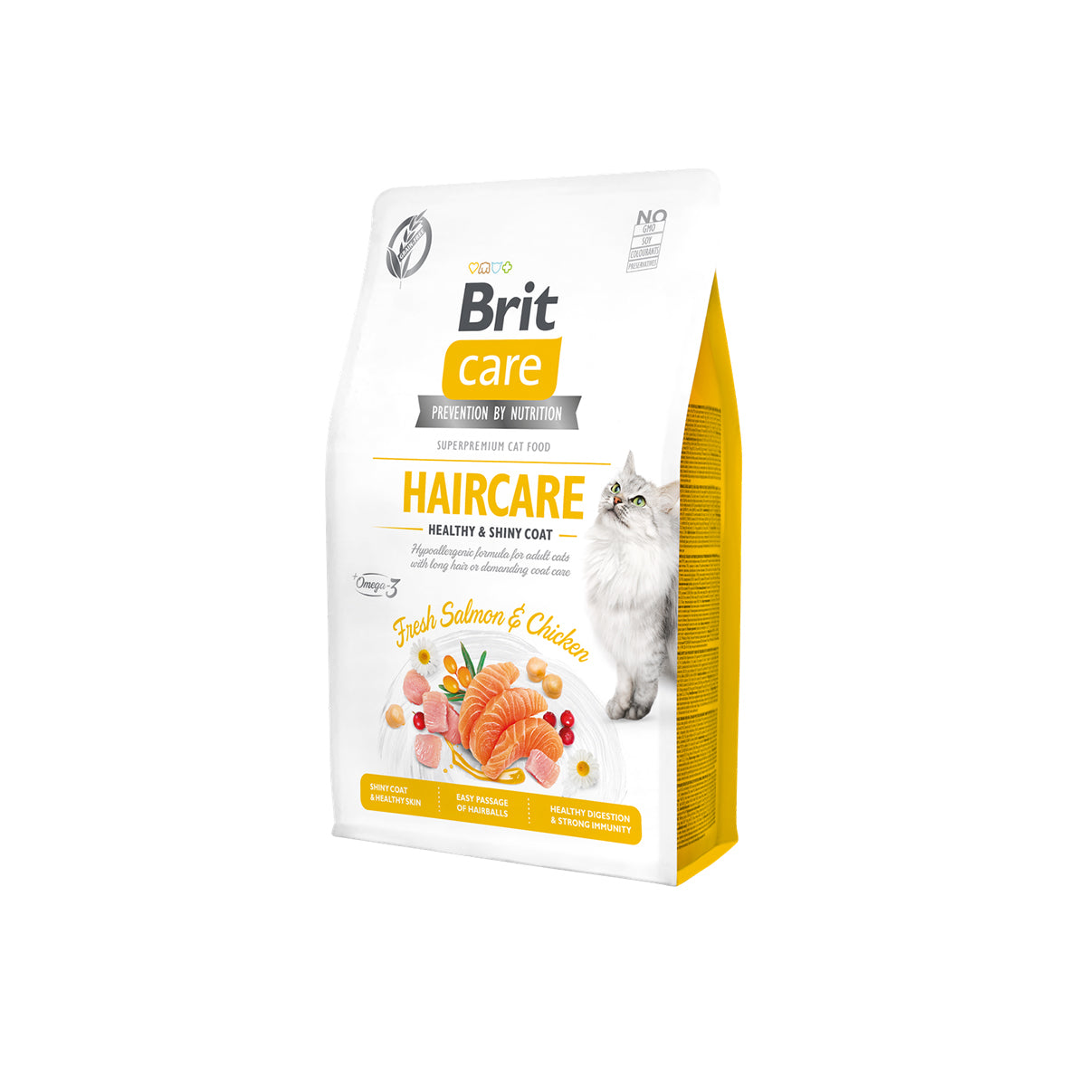 Brit Care Cat Grain-Free Haircare Healthy & Shiny Coat 2kg