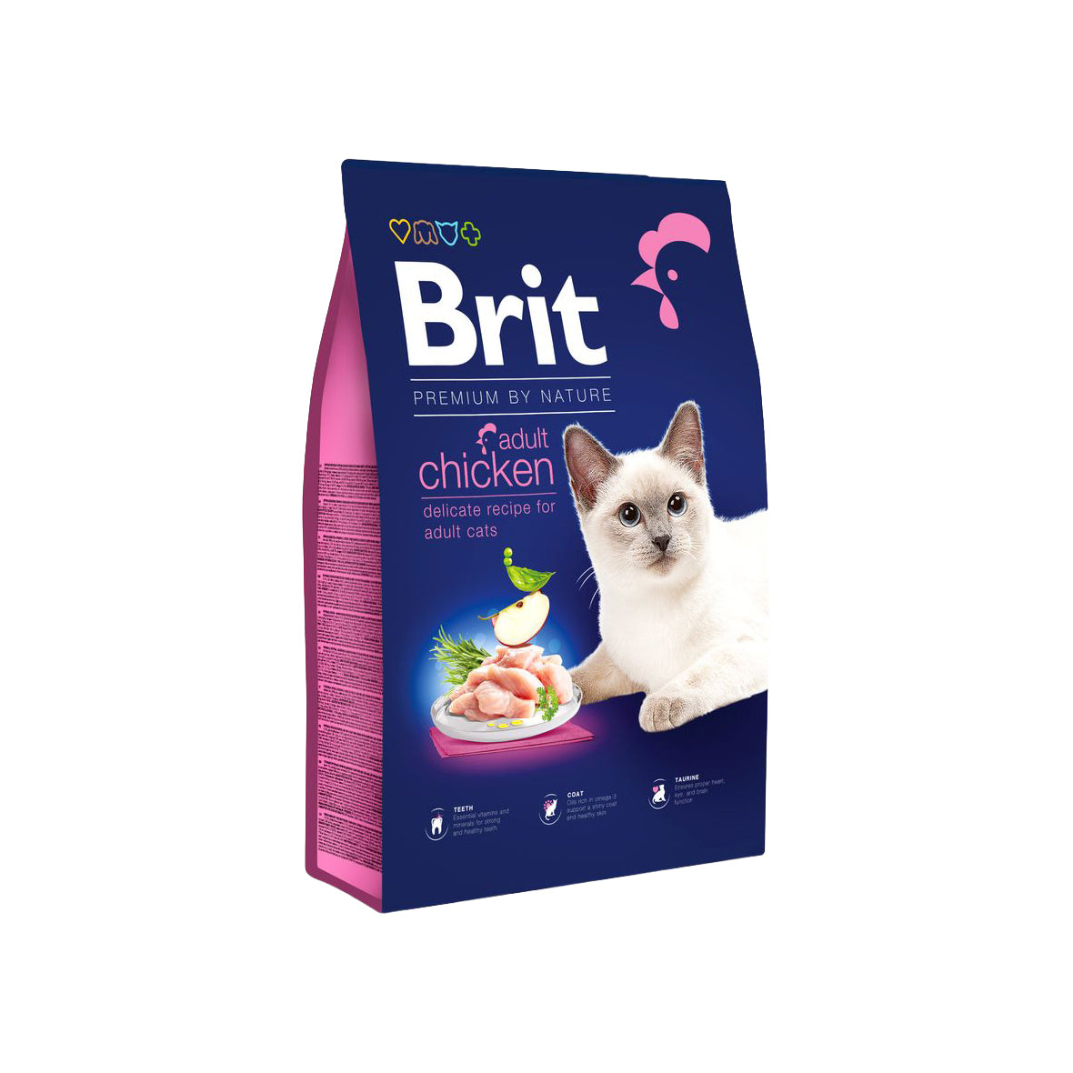Brit Premium by Nature For Adult Cats - Chicken 8kg