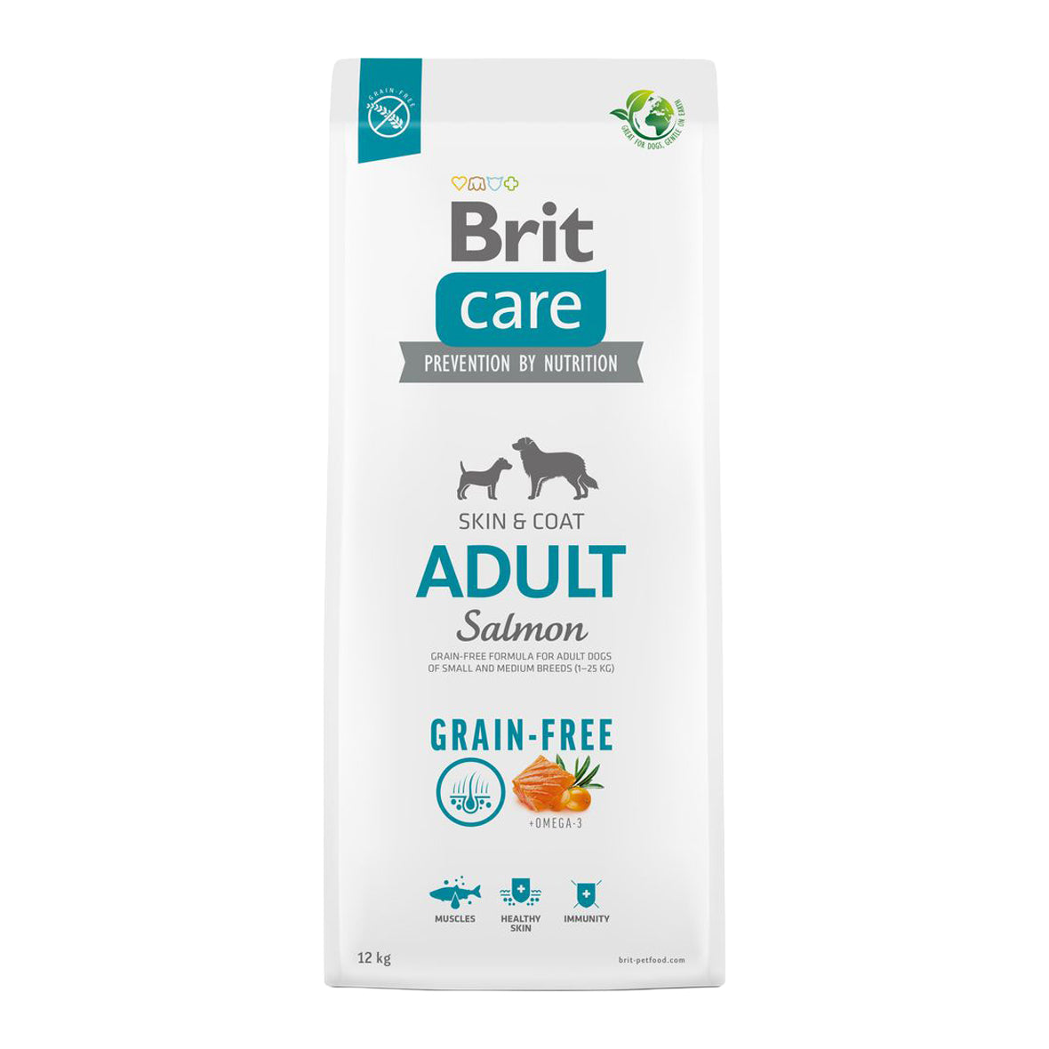 Brit Care For Adult Dog - Grain-Free Salmon 12kg