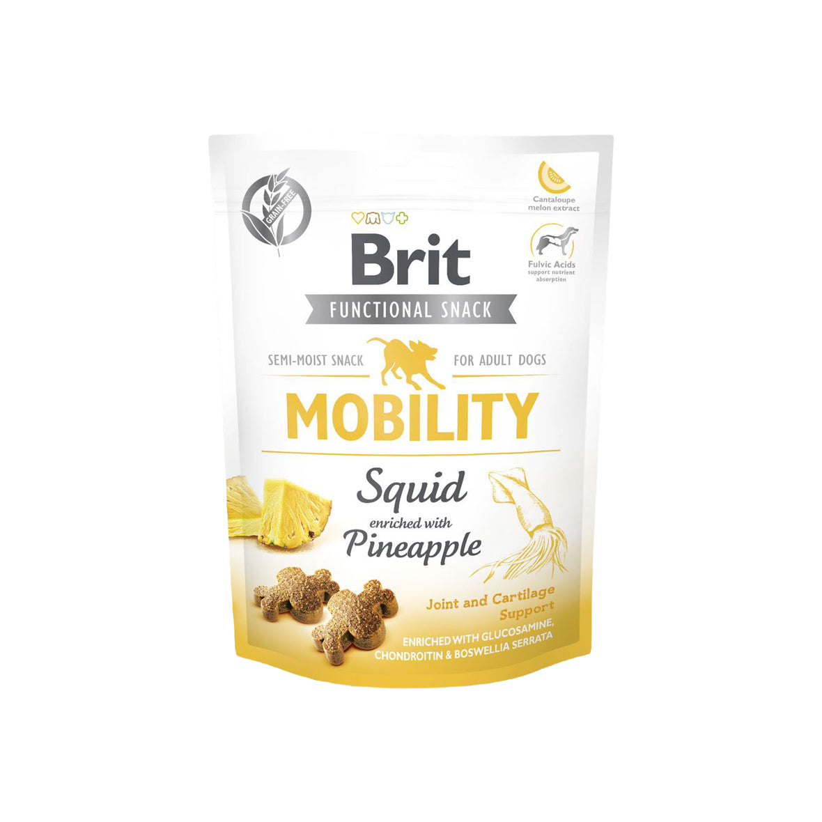 Brit Care For Adult Dog - Functional Snack For Mobility Squid 150g