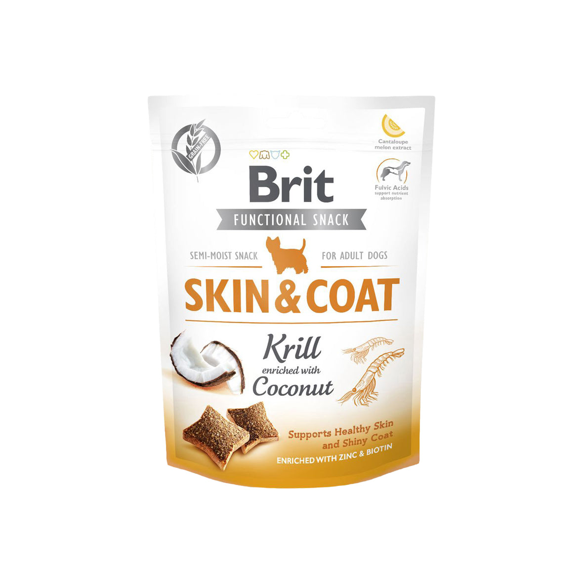 Brit Care For Adult Dog - Functional Snack For Skin & Coat Krill 150g