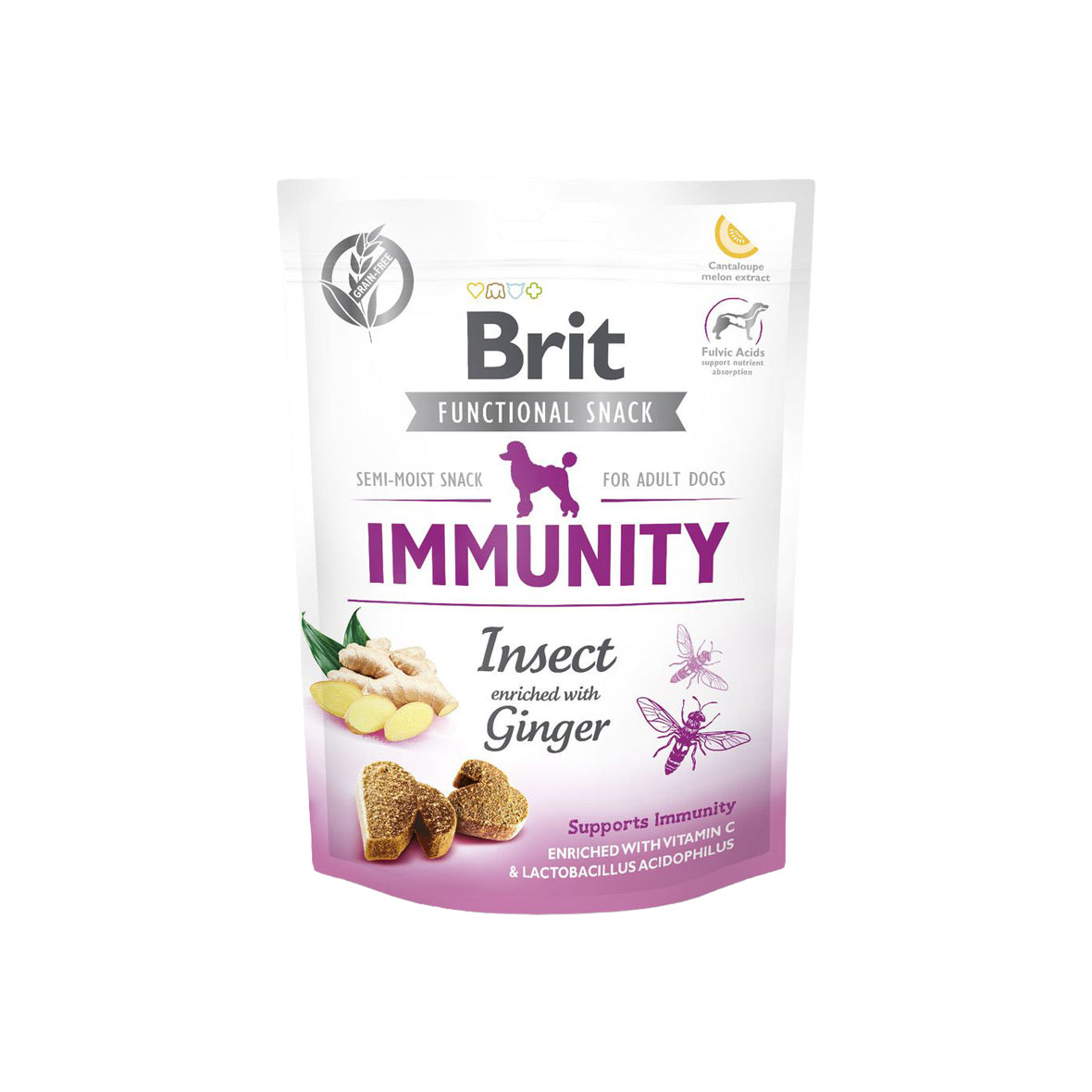 Brit Care For Adult Dog - Functional Snack For Immunity Insect 150g