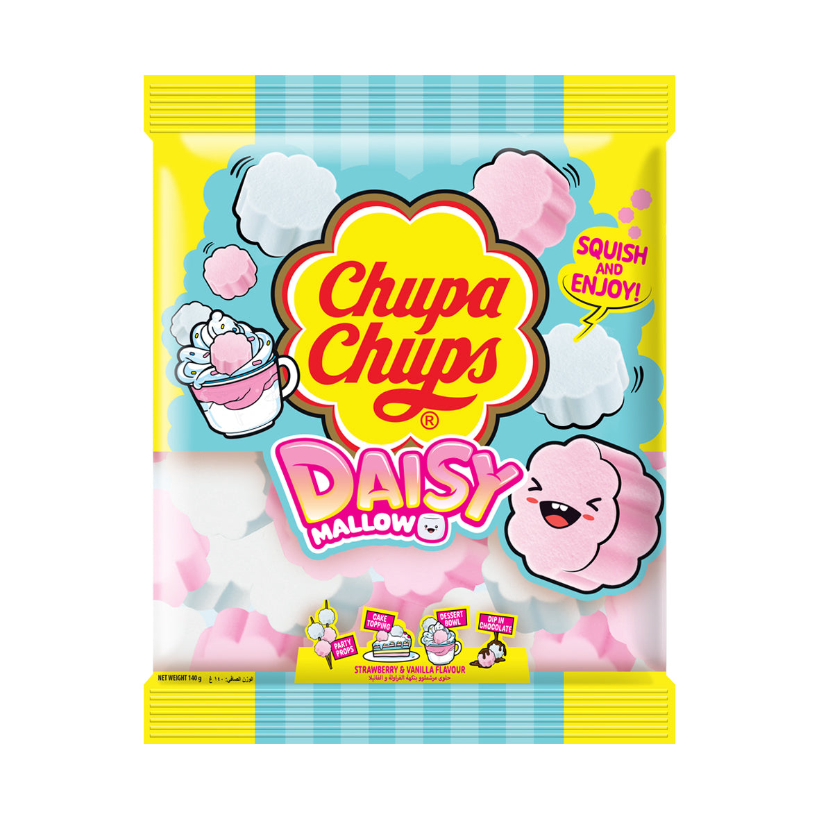 Chupa Chups Marshmallow Vanilla Strawberry 140g