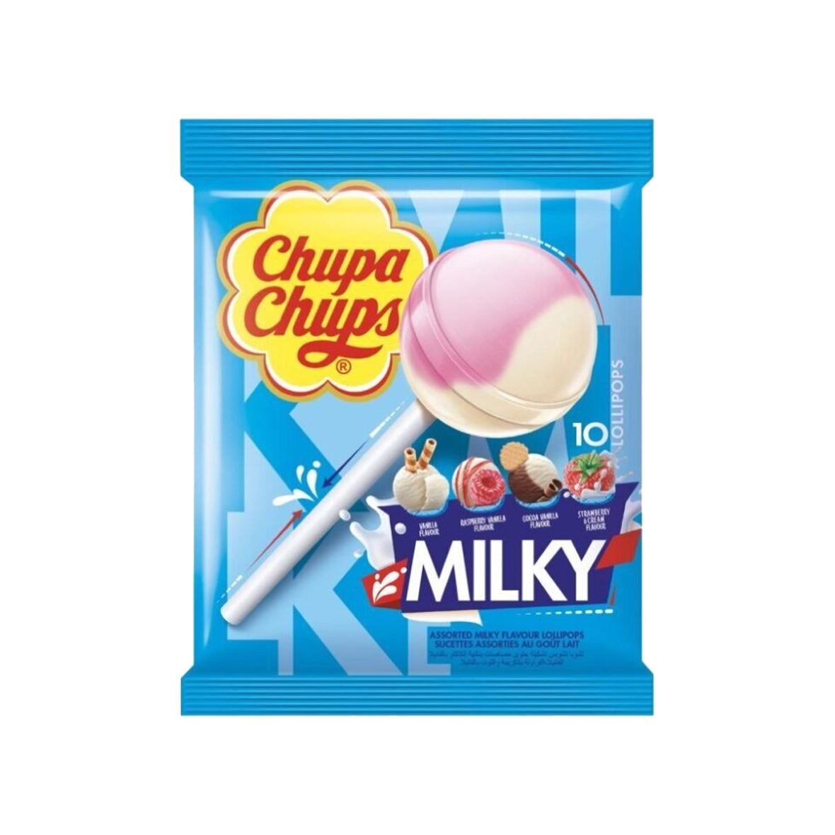 Chupa Chups Bag 10 Lollipops - Milky