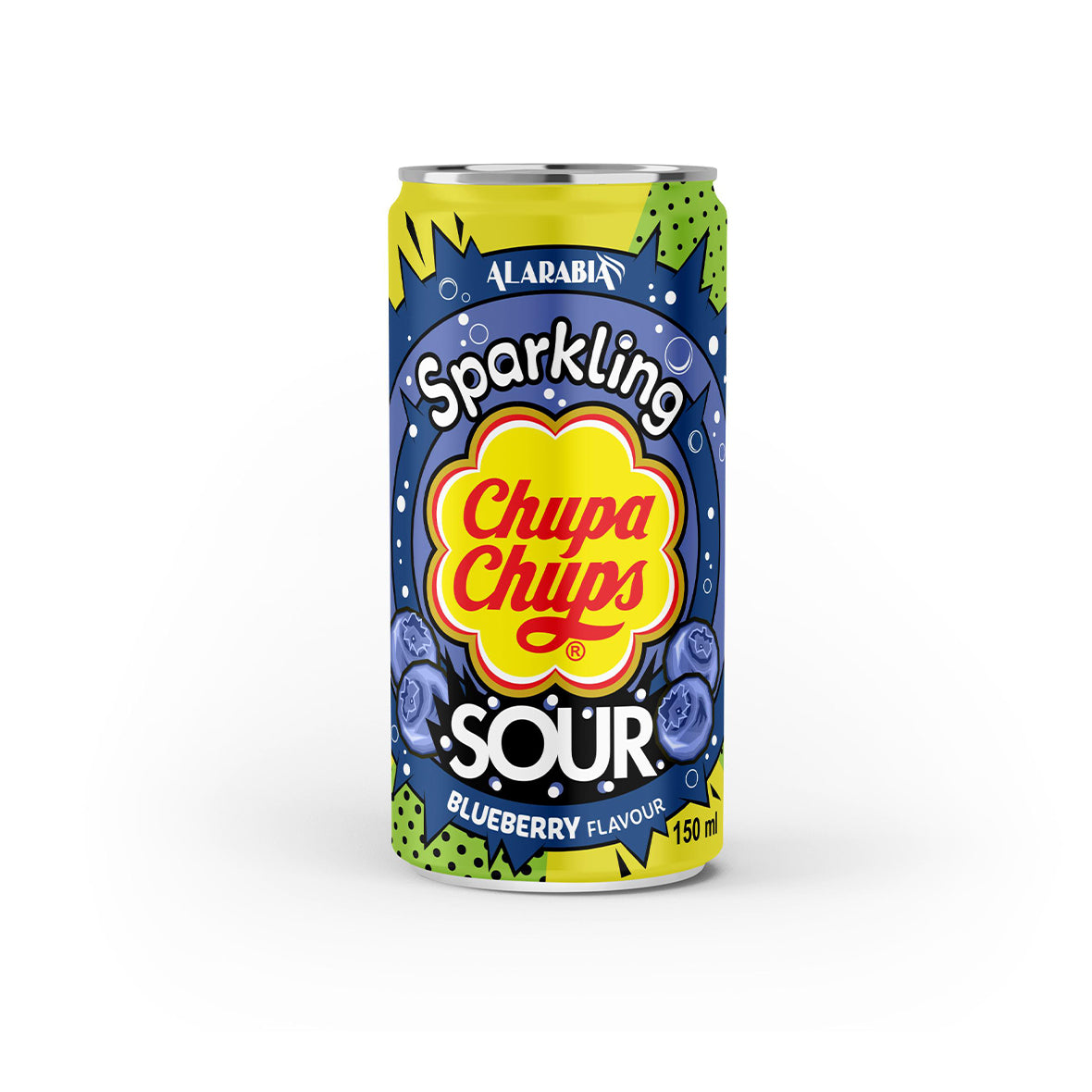 Chupa Chups Sparkling Drinks - Sour Blueberry 150ml