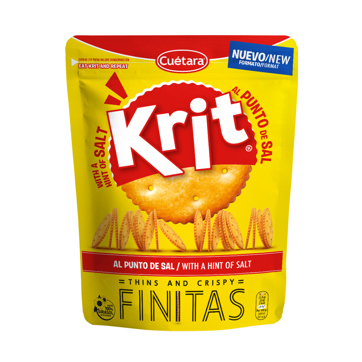 Cuetara Salted Krit Finitas With Salt 150g