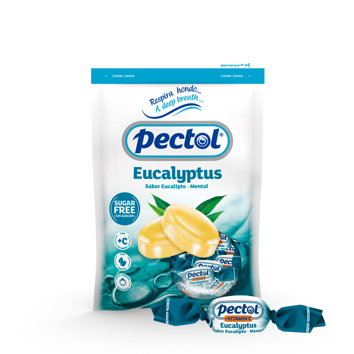 Damel Pectol Bag Sugar Free 90g Eucaliptus