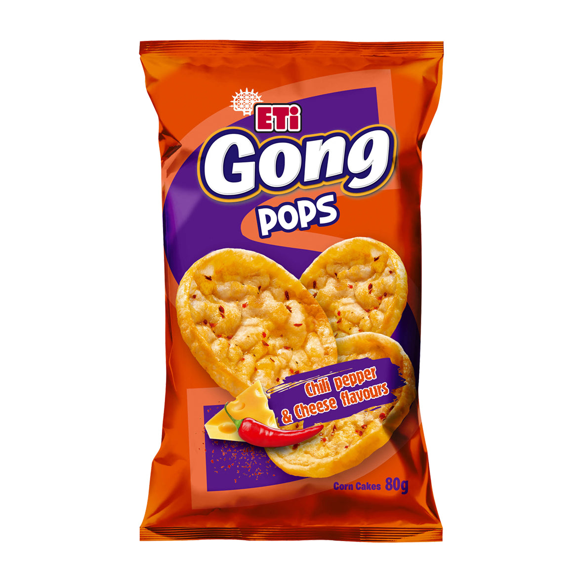 ETI Gong Spicy Cheese 80g