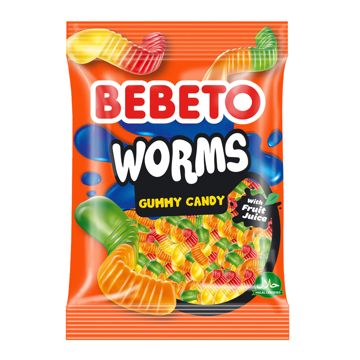 Bebeto Worms 150g