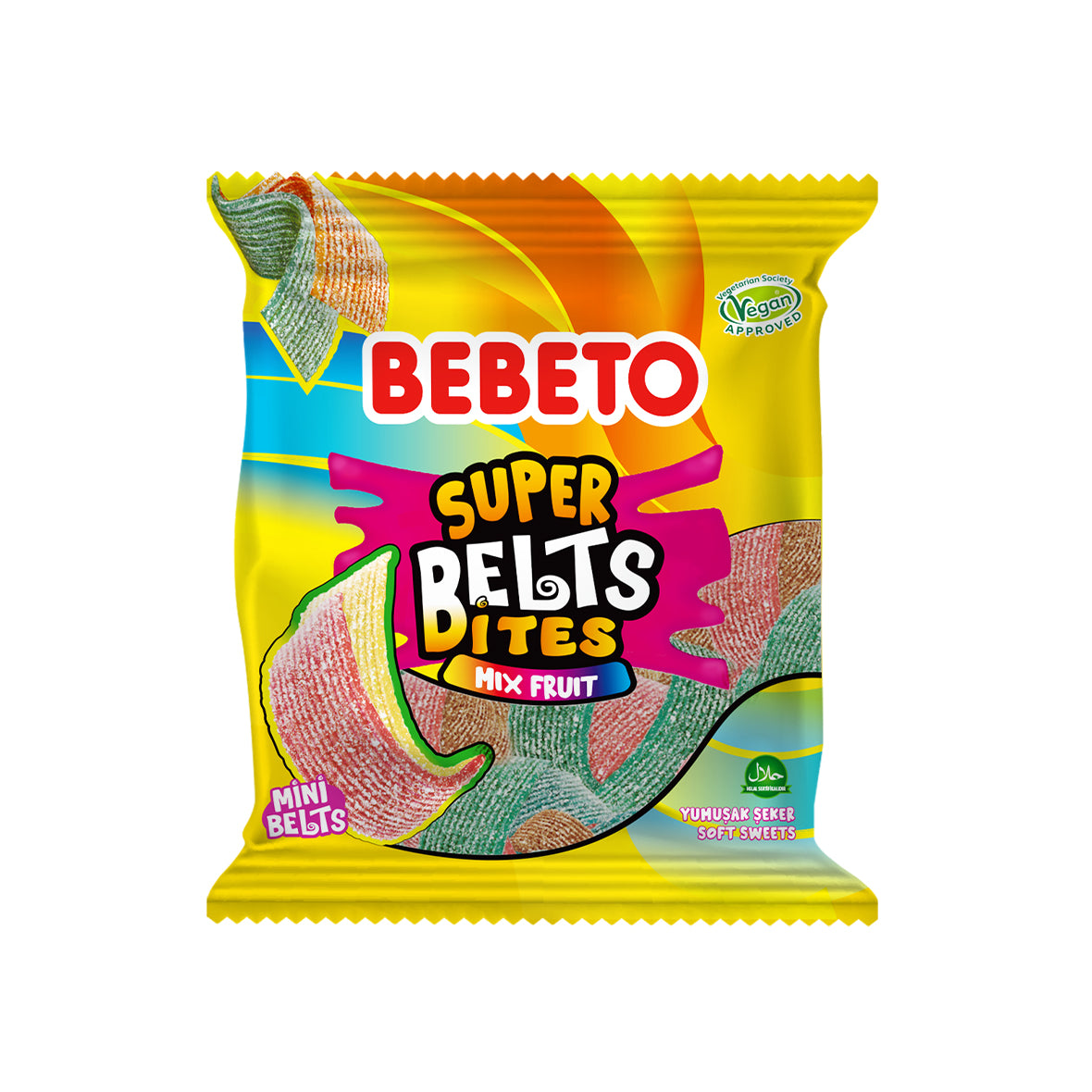 Bebeto Bites Super Mini Belts 135g