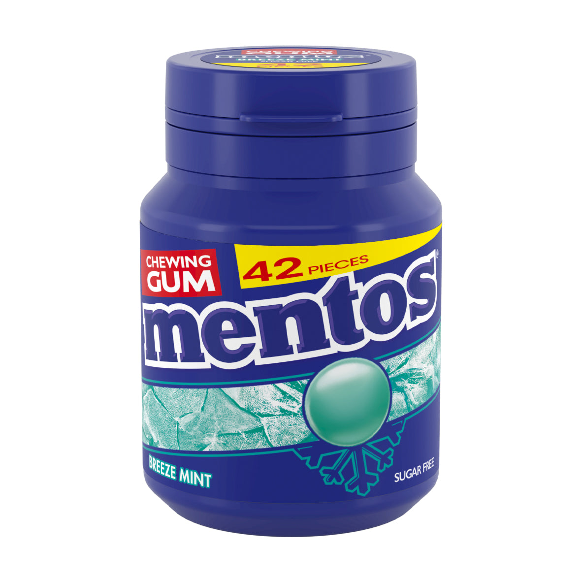 Mentos Gum Breezemint (42 Pieces)