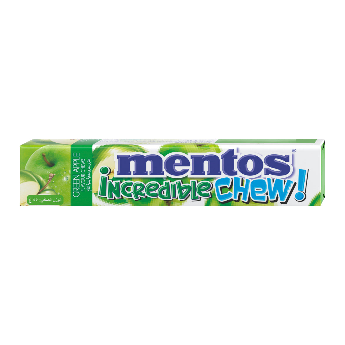 Mentos Incredible Chew Apple 45g