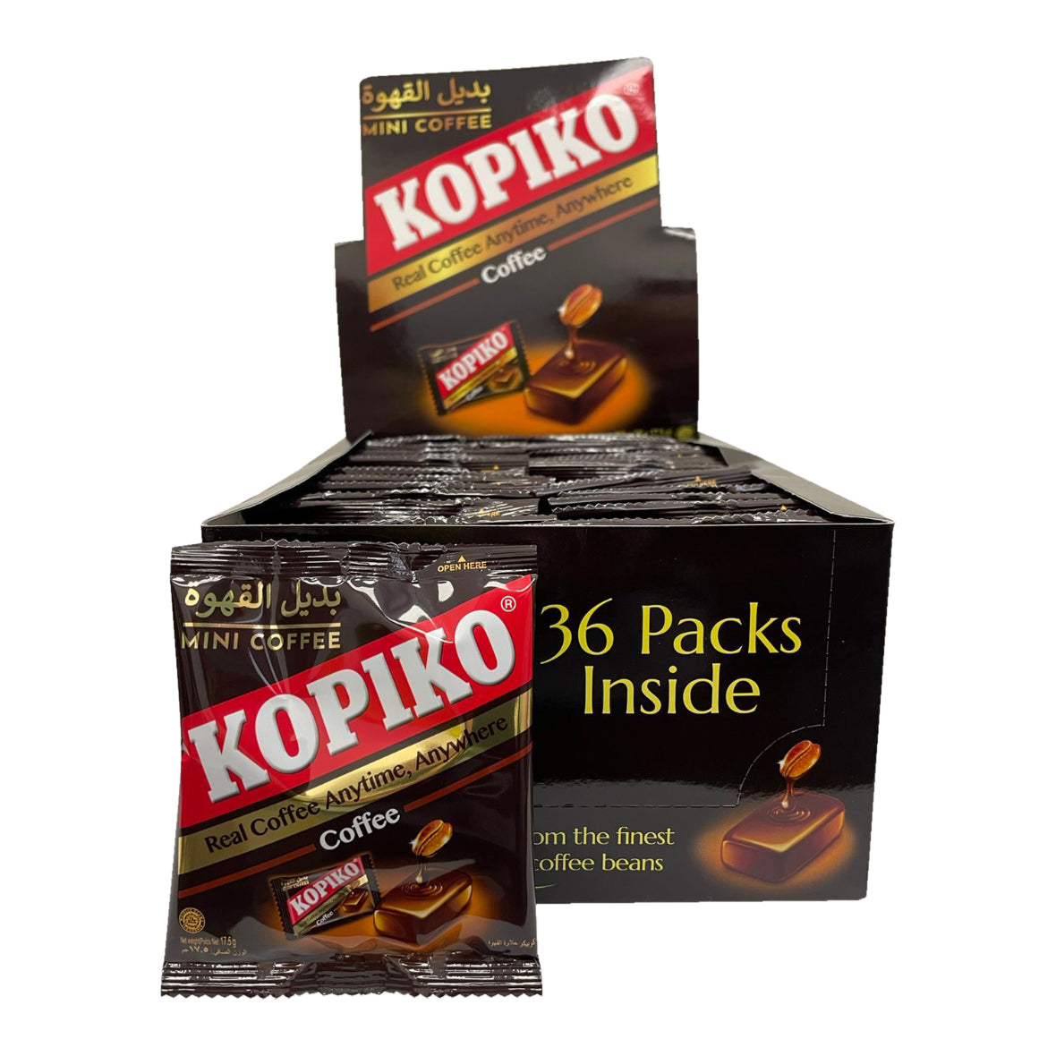 Kopiko Coffee Candy 1 Box of 36 Small Pouches (36x17.5g)