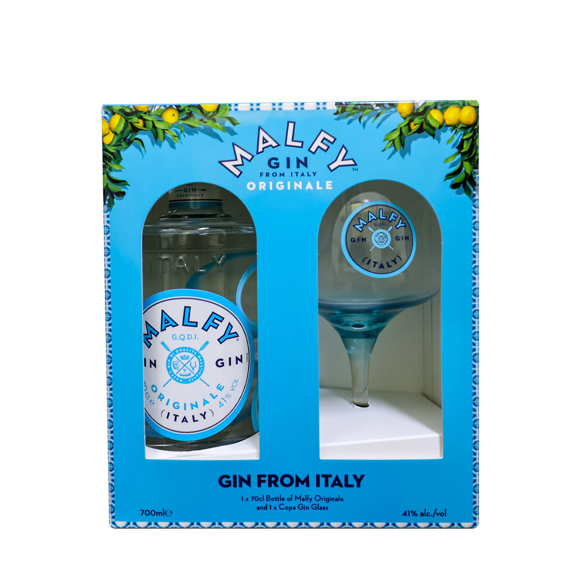 Malfy Original Gin 70CL + 1 Glasses