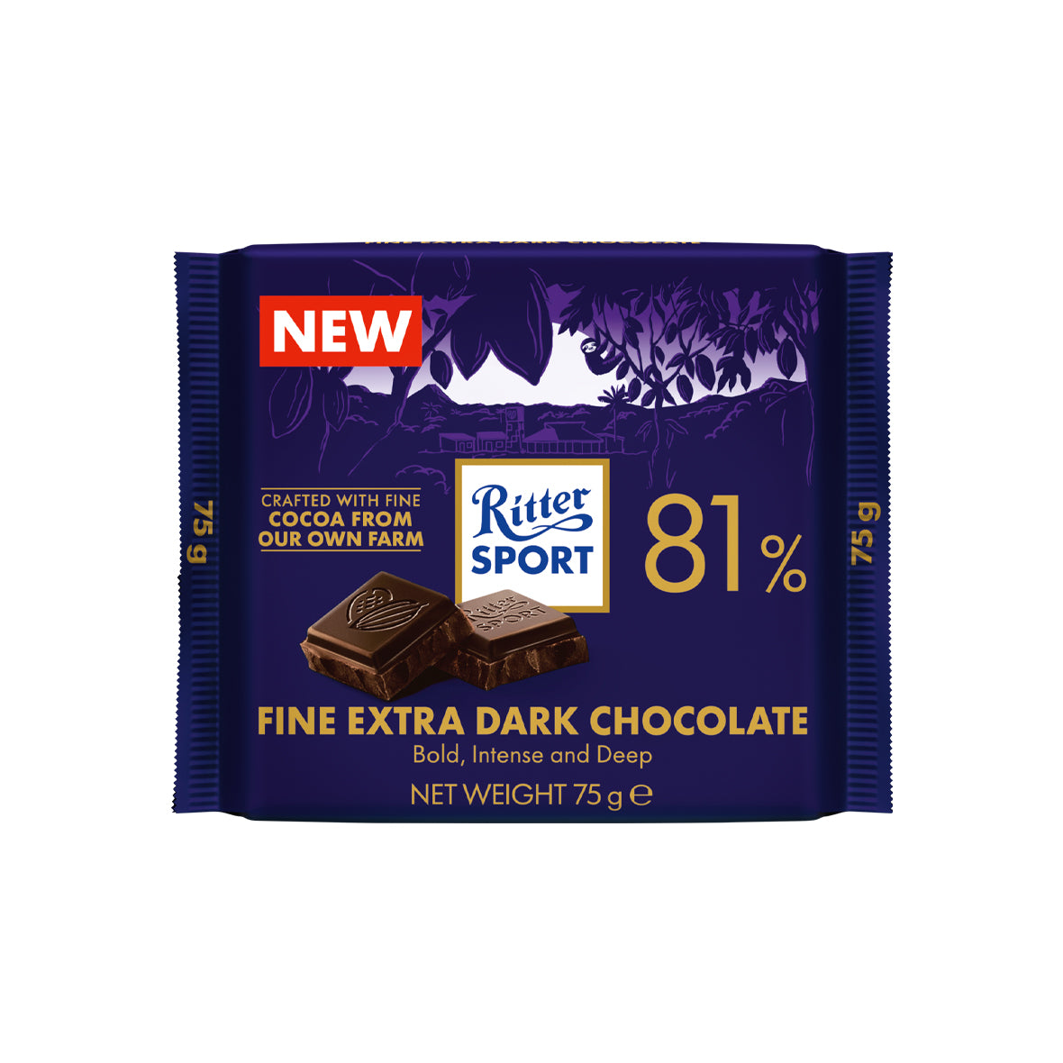 Ritter Sport -Fine Extra Dark 81% 75g