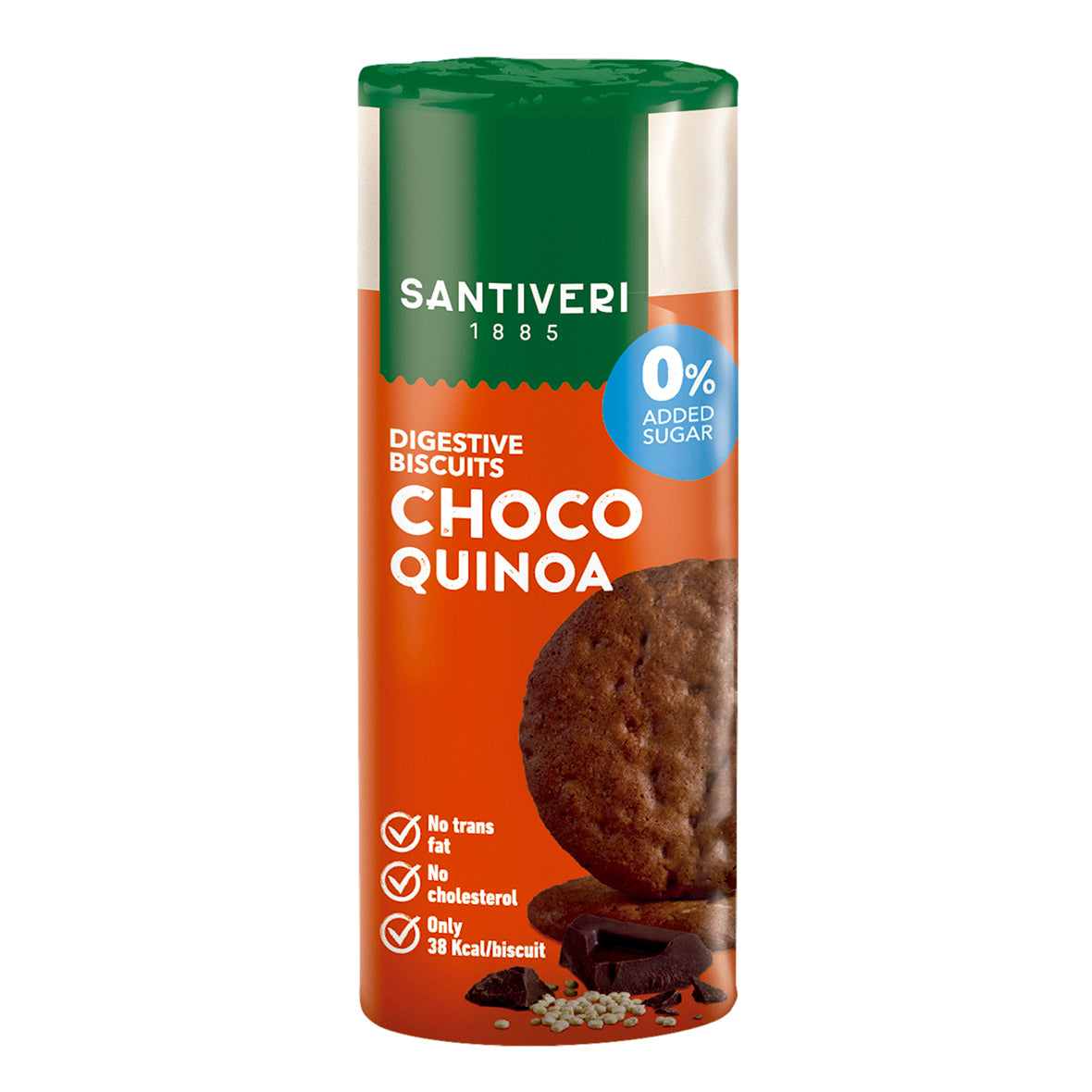 Santiveri Digestive Light biscuit with ChocoQuinoa 175g