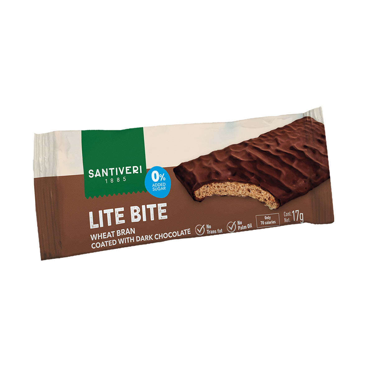 Santiveri Lite Bite Dark Chocolate 1 BOX (17g *12)