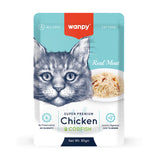 Wanpy Fellits In Jelly Chicken & Codfish for cat 85g