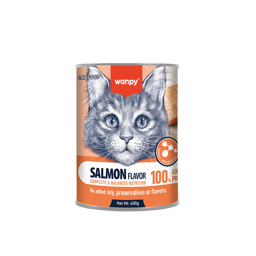 Wanpy Cat Complete & Balanced Pate-Salmon 400g