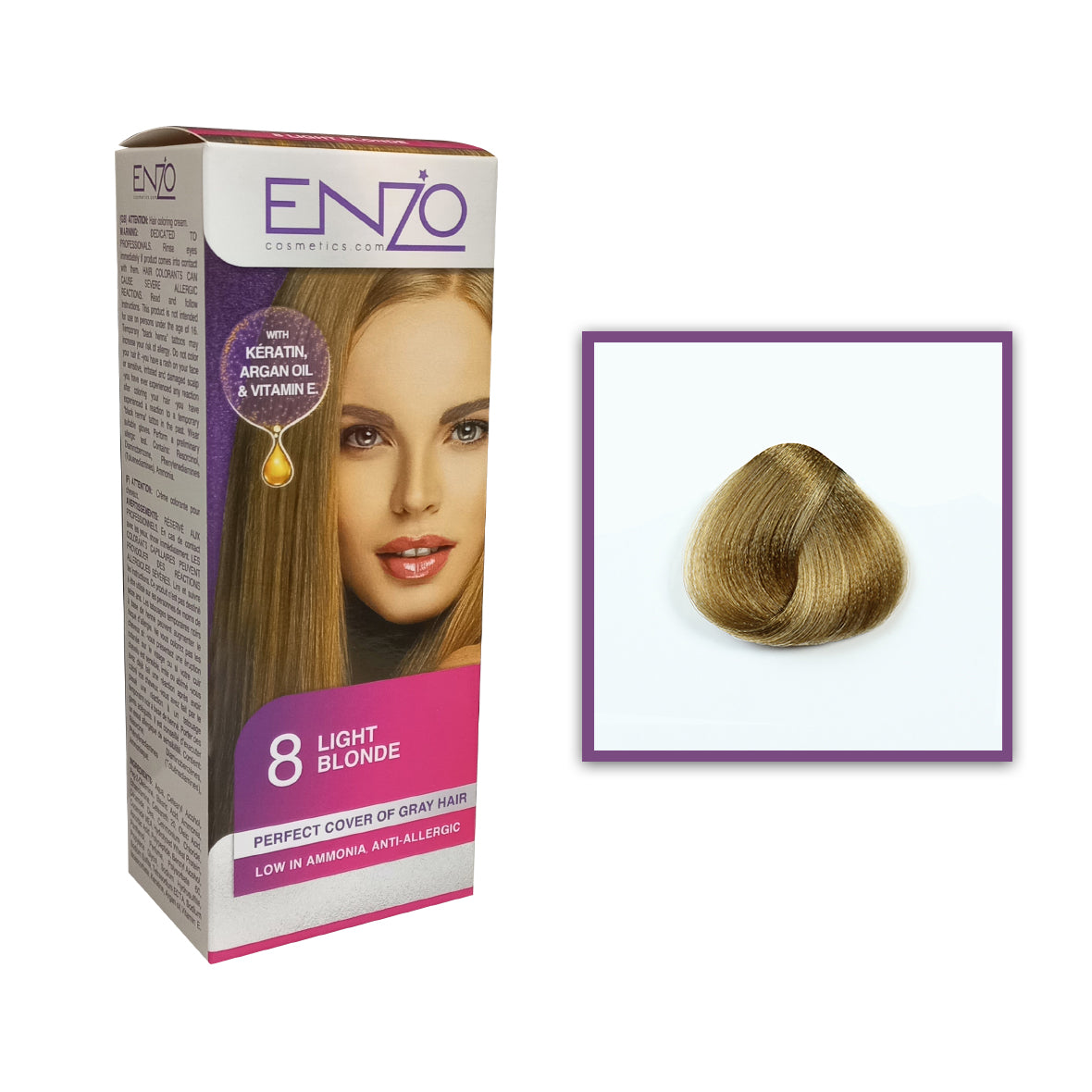 Enzo - Hair Color Women - Light Blonde 8