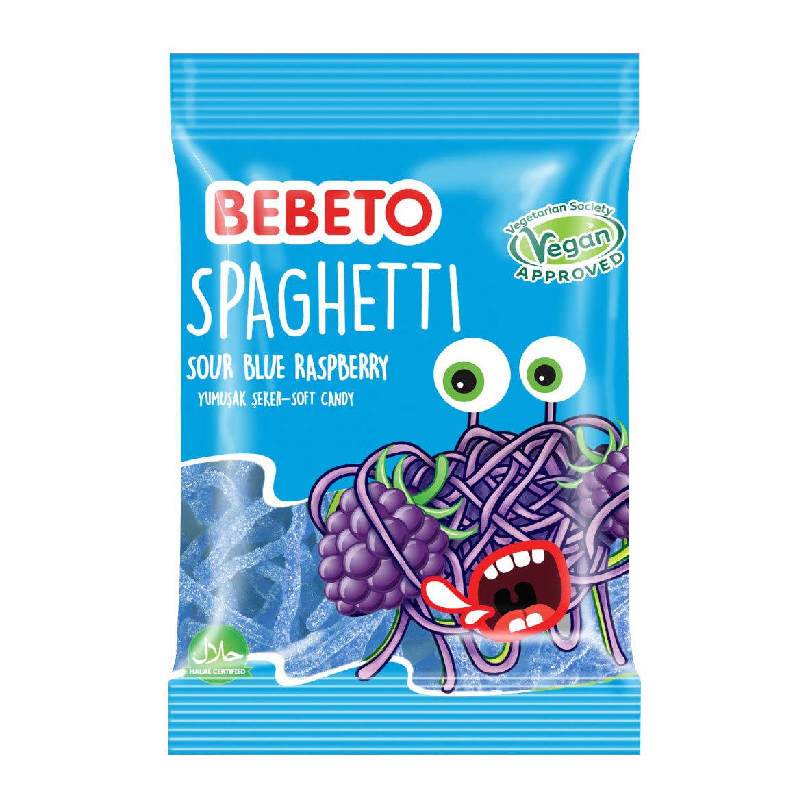 Bebeto Spaghetti Blueberry 80g