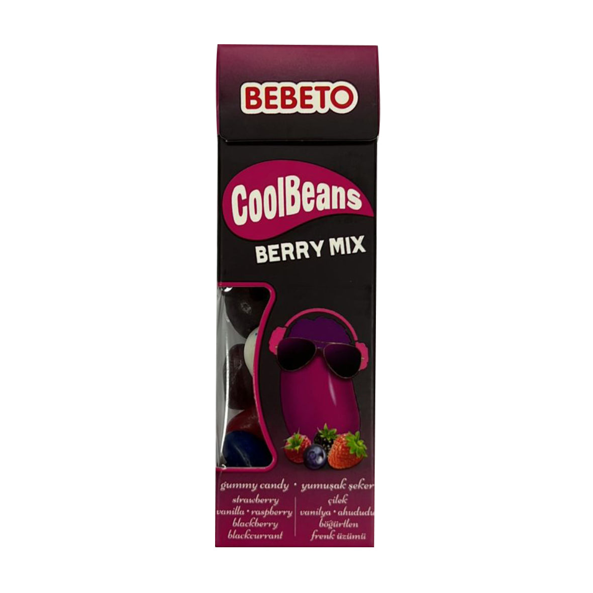 Bebeto Flip Top Cool Beans Berry Mix 30g