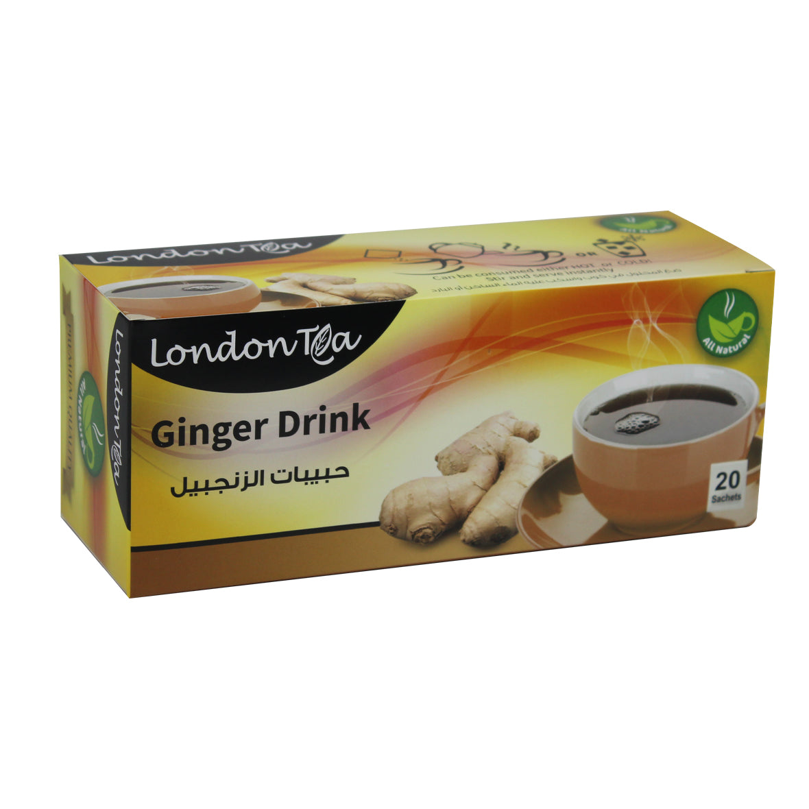 London Tea Instant Ginger - 20 bags