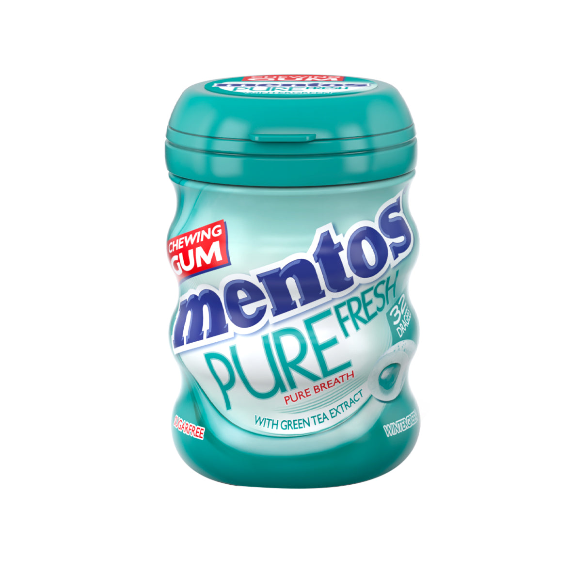 Mentos Gum Pure Fresh Wintergreen (32 Pieces)