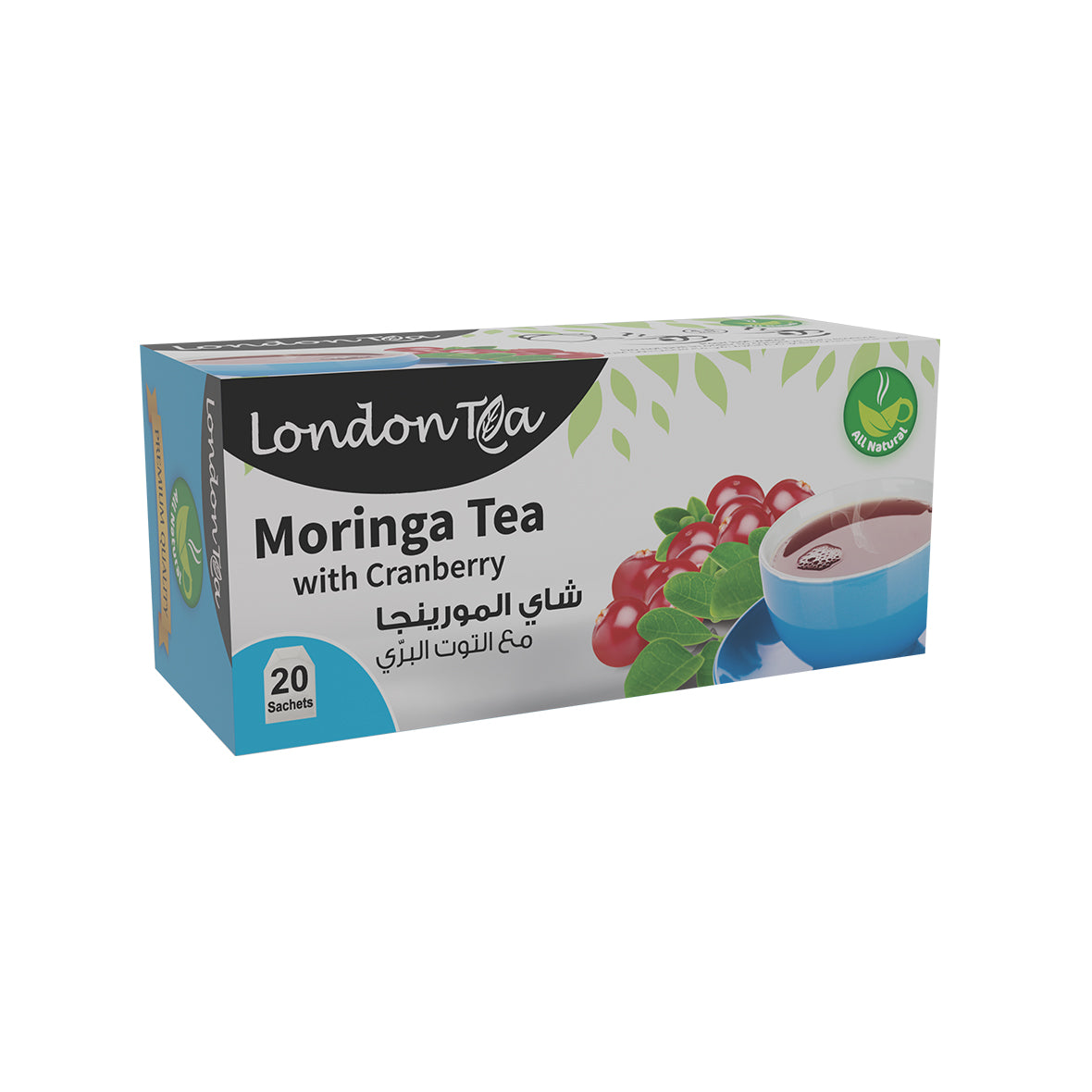 London Tea Moringa & Cranberry - 20 bags