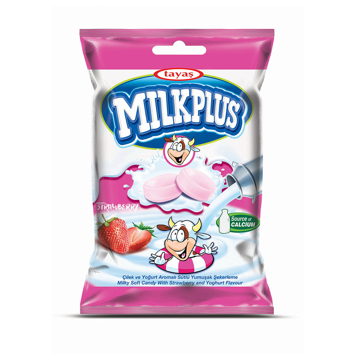 Tayas - Milkplus Strawberry (Box of 12*80g)