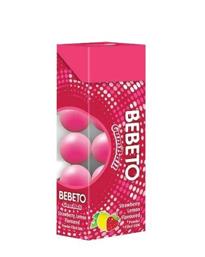 Bebeto Gumball Strawberry Lemon 1 Box (12x25g)
