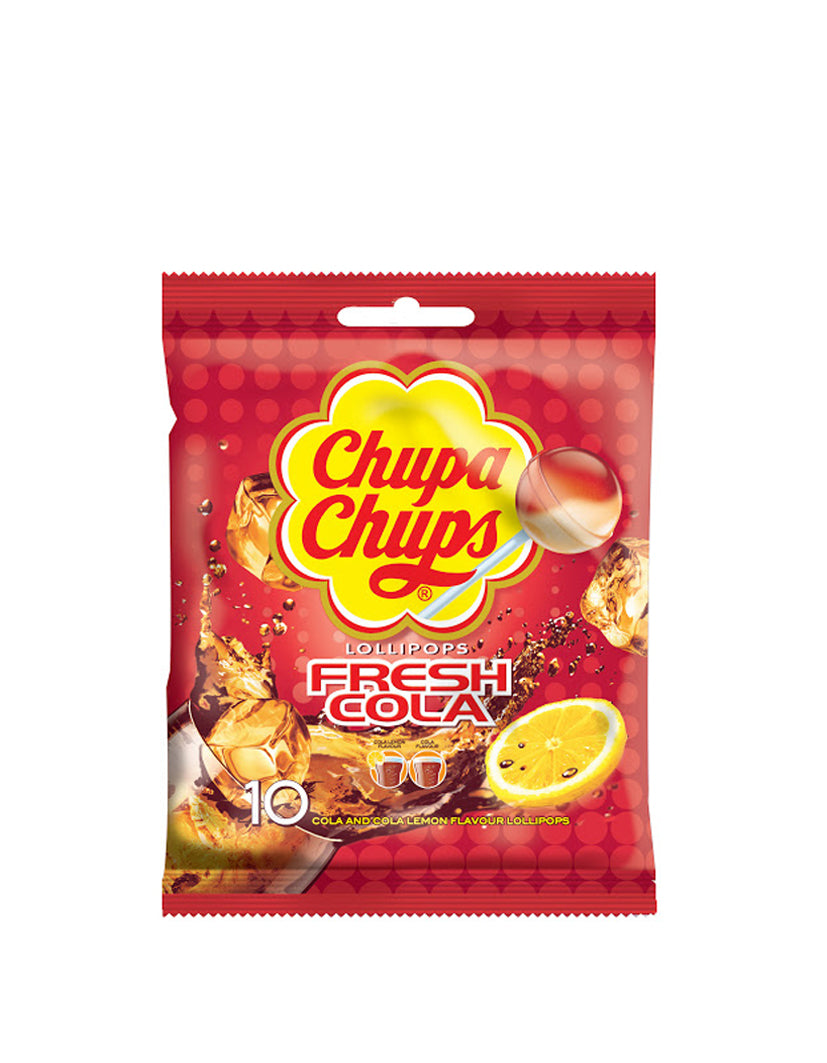 Chupa Chups Bag 10 Lollipops - Cola