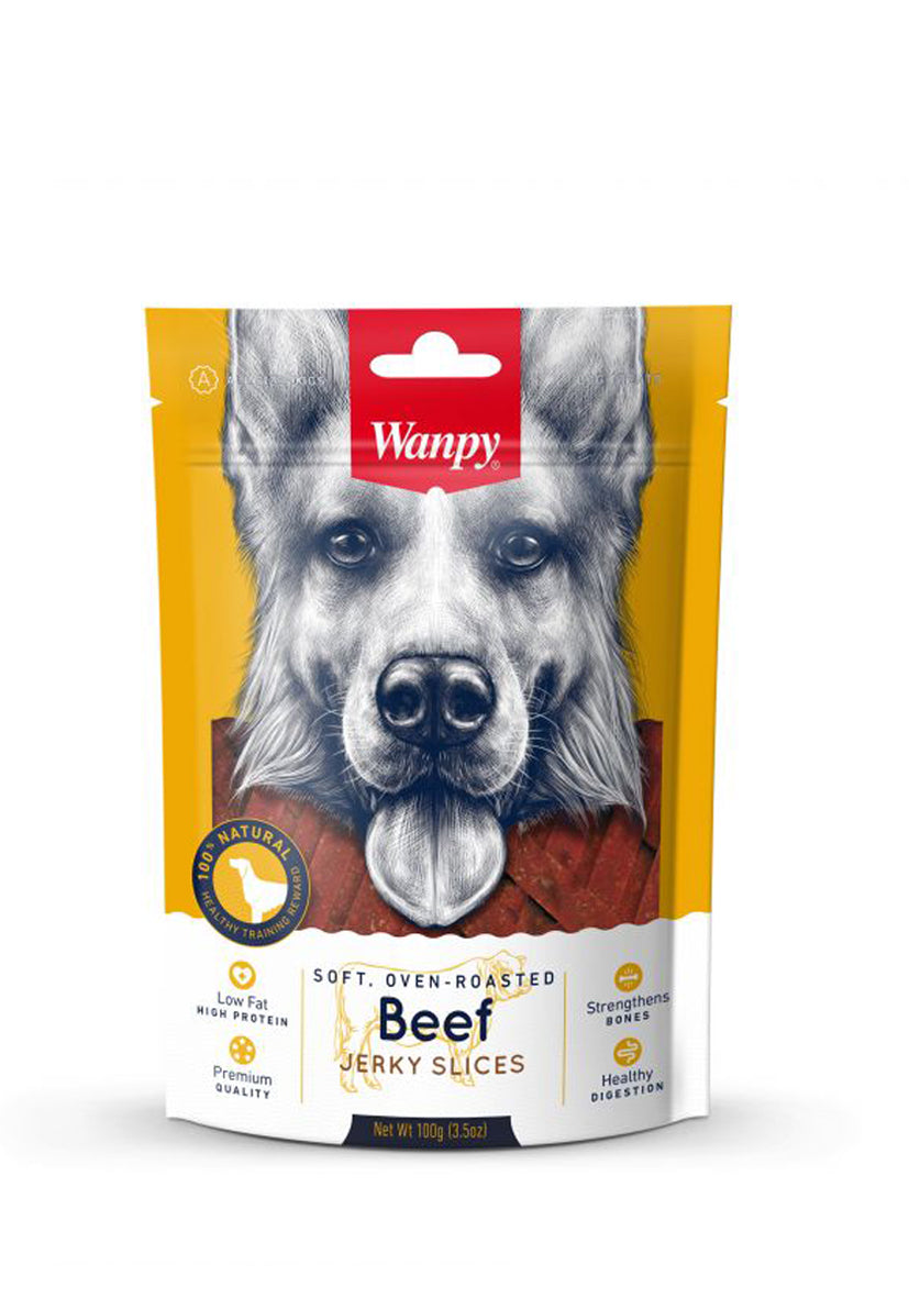 Wanpy Soft Beef Jerky Slices 100g